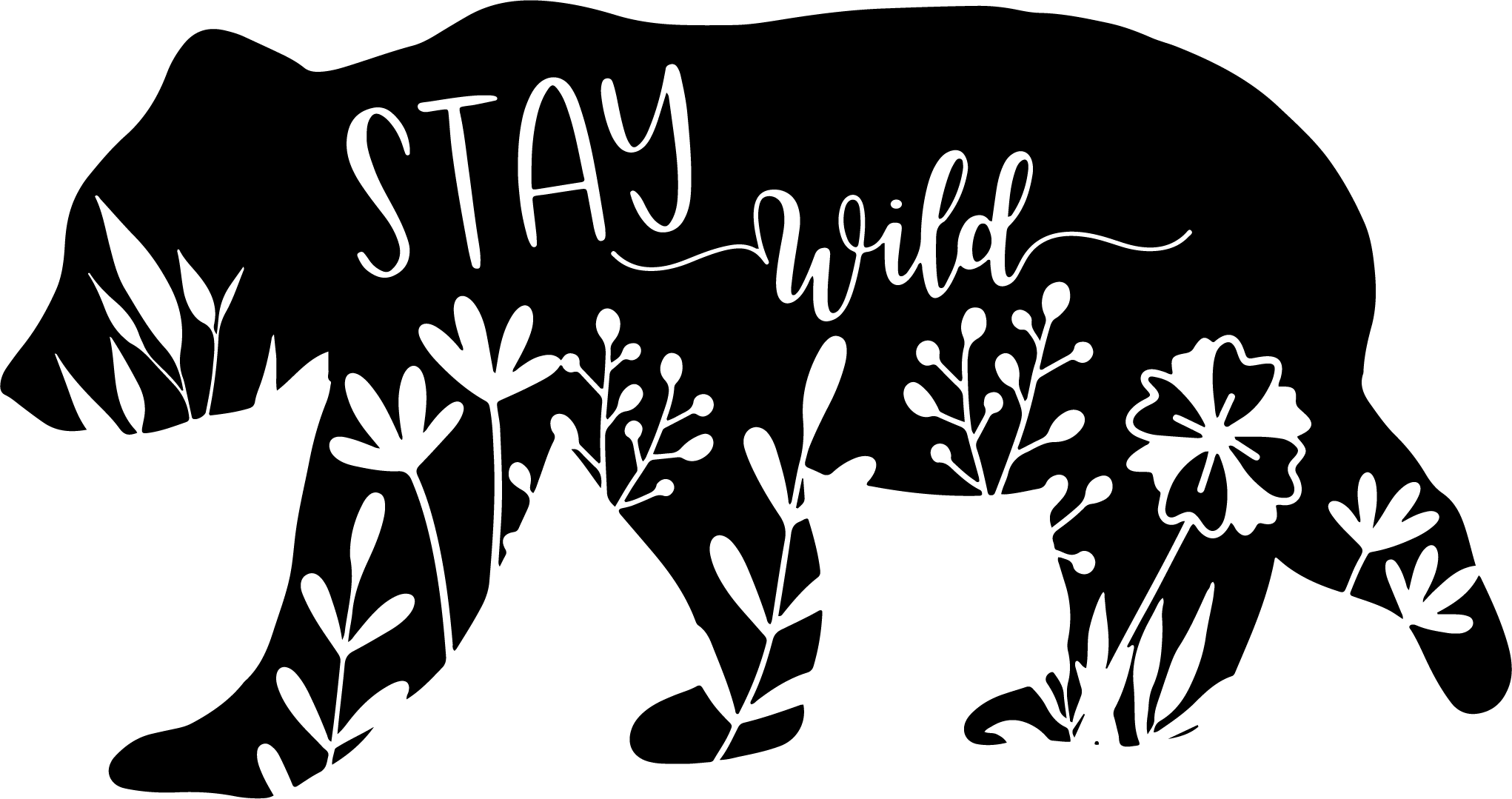 Stay Wild Vinyl Sticker/Decal