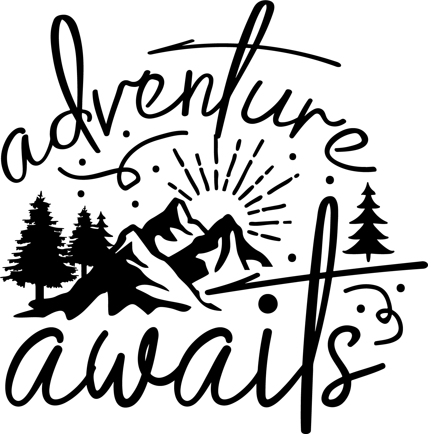 Adventure Awaits Vinyl Sticker/Decal