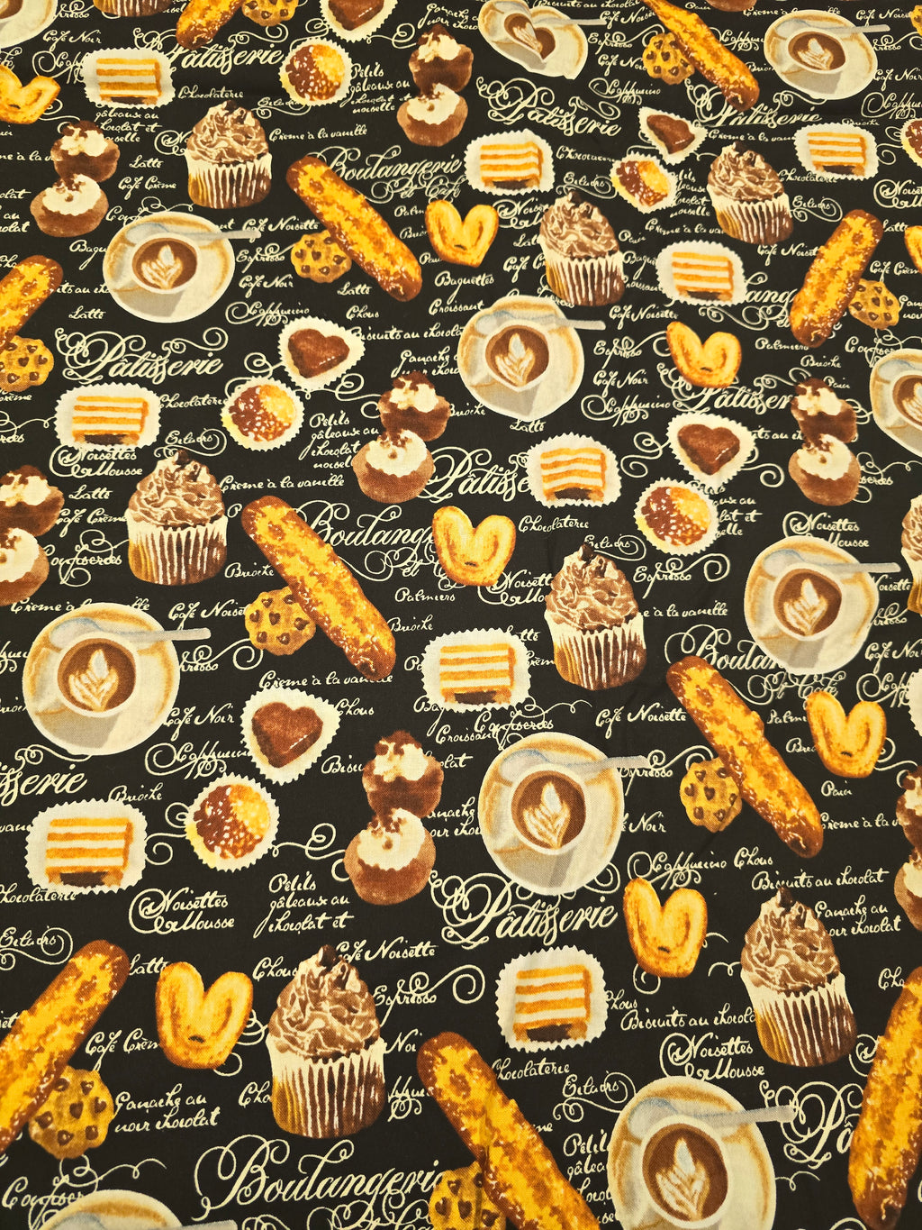 Coffee Themed 1 yard Precuts Quilt Fabric Bundle