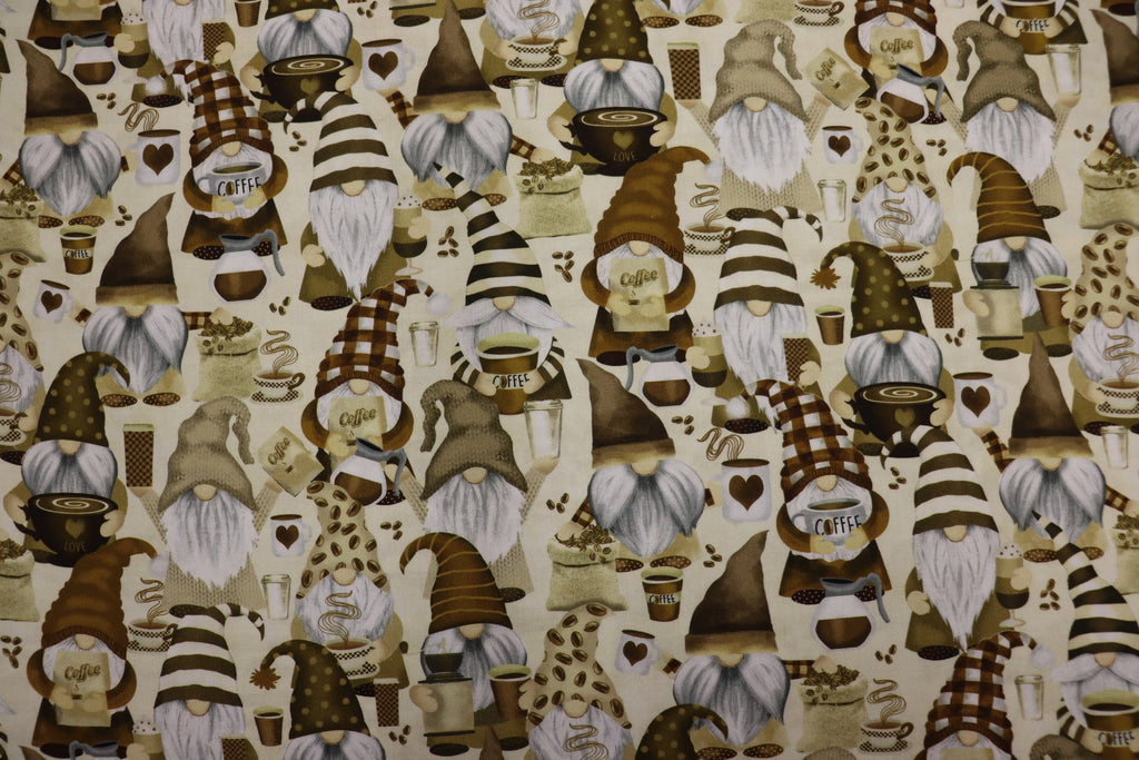 Coffee Themed 1 yard Precuts Quilt Fabric Bundle