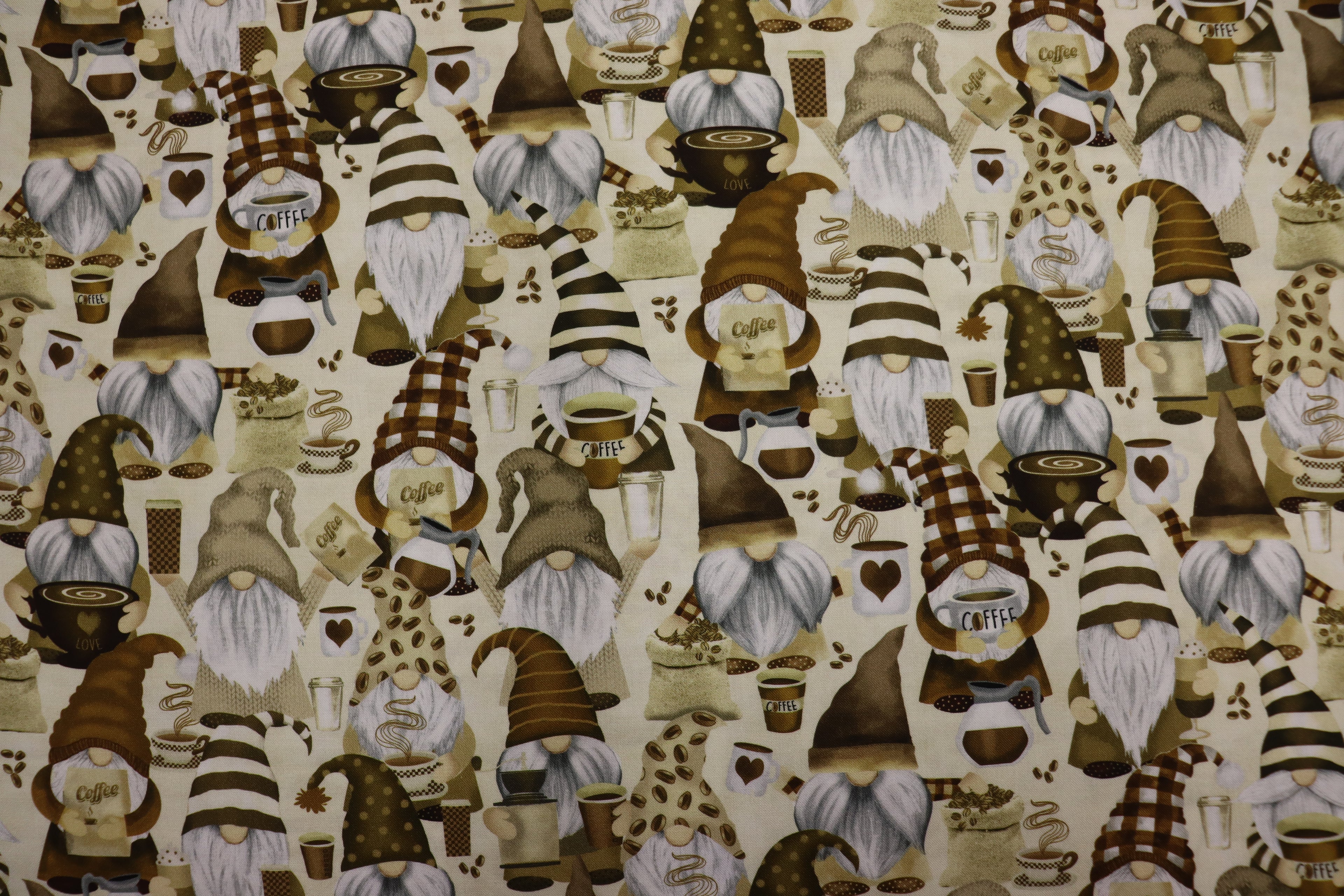 Coffee Themed 1 yard Precuts Quilt Fabric Bundle