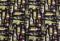 Life Happens Wine Helps Wine Bottles Quilt Fabric By Northcott Fabrics
