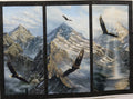 Winged Glory Eagle Triple Pain Fabric Panel By Northcott Fabrics