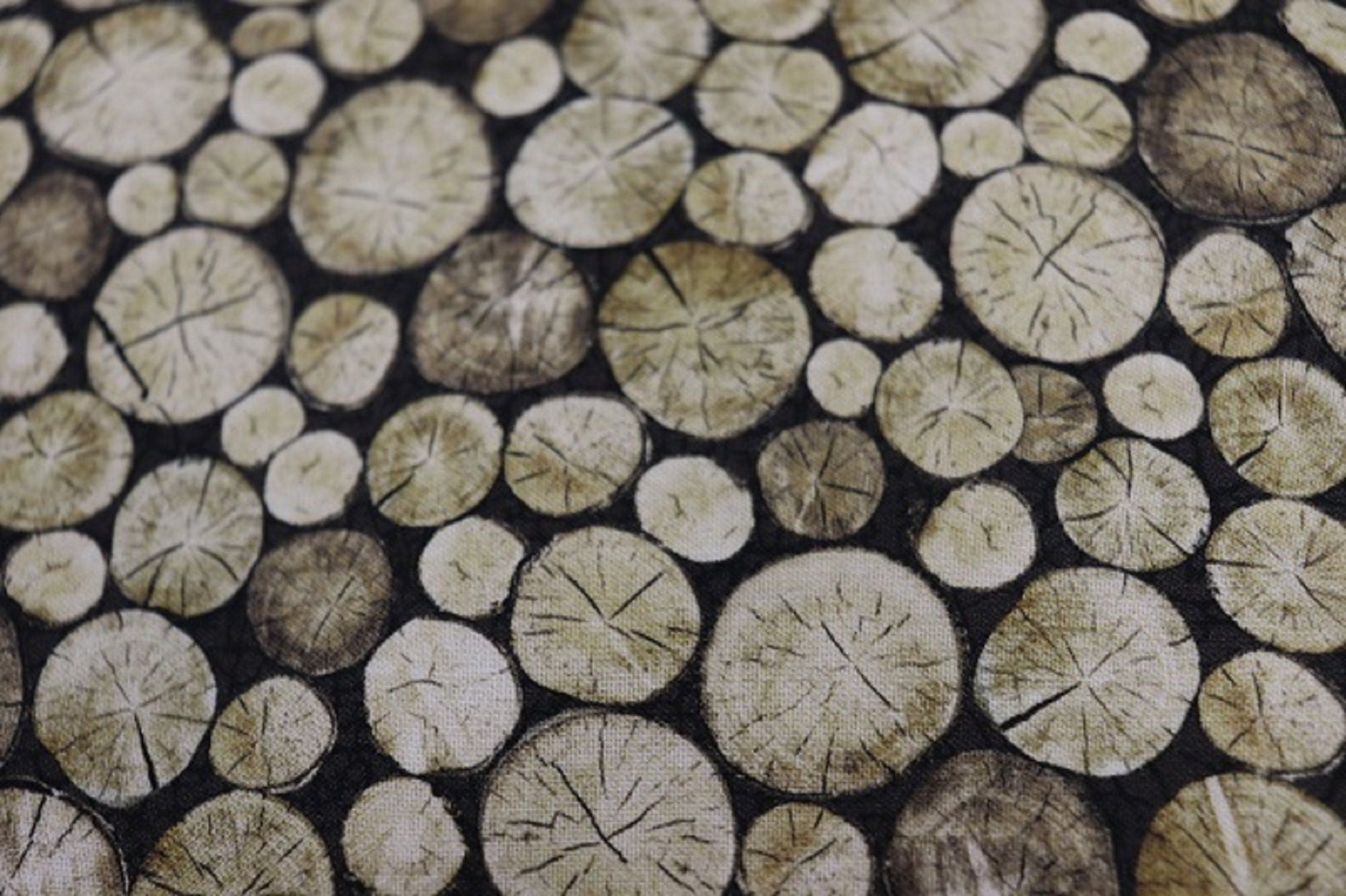 Cabin View Crosscut Logs Quilt Fabric By Northcott Fabrics