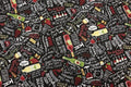Wine Cellar Text Quilt Fabric By Timeless Treasures