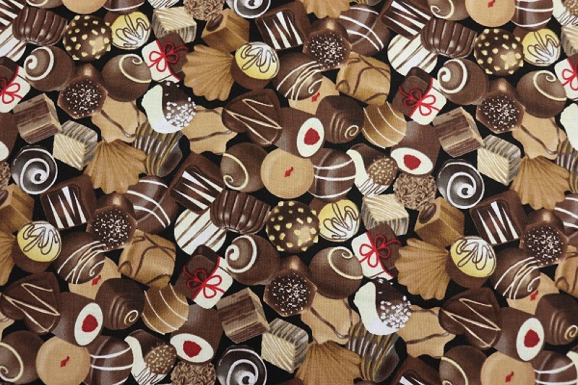 Chocolate Truffles Quilt Fabric By Timeless Treasures