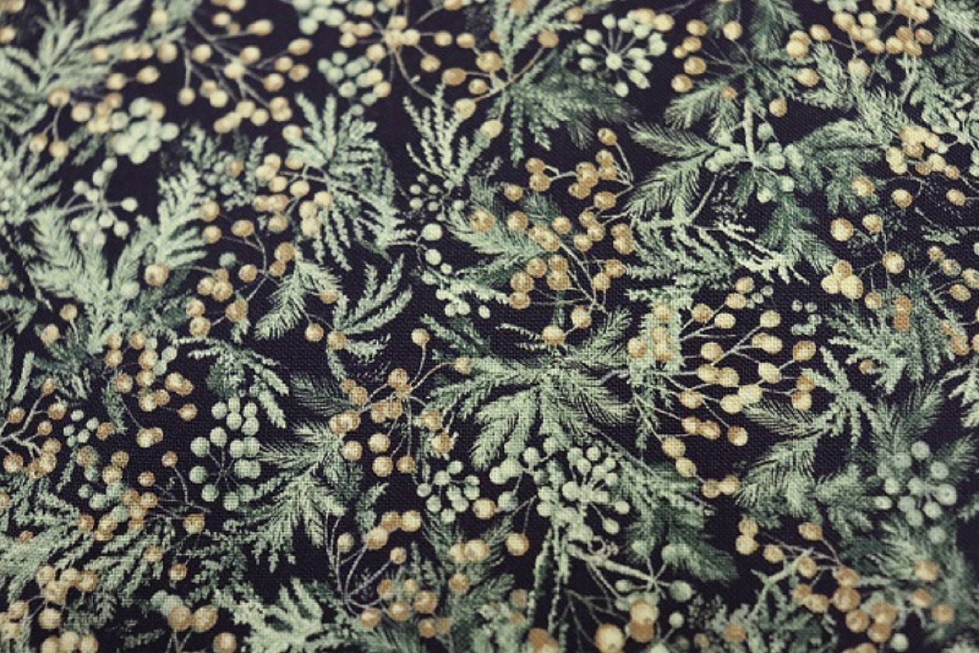 Cabin View Cedar Branches Quilt Fabric By Northcott Fabrics