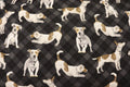 For the Love of Pete Dogs Allover Black Quilt Fabric By Northcott Fabrics