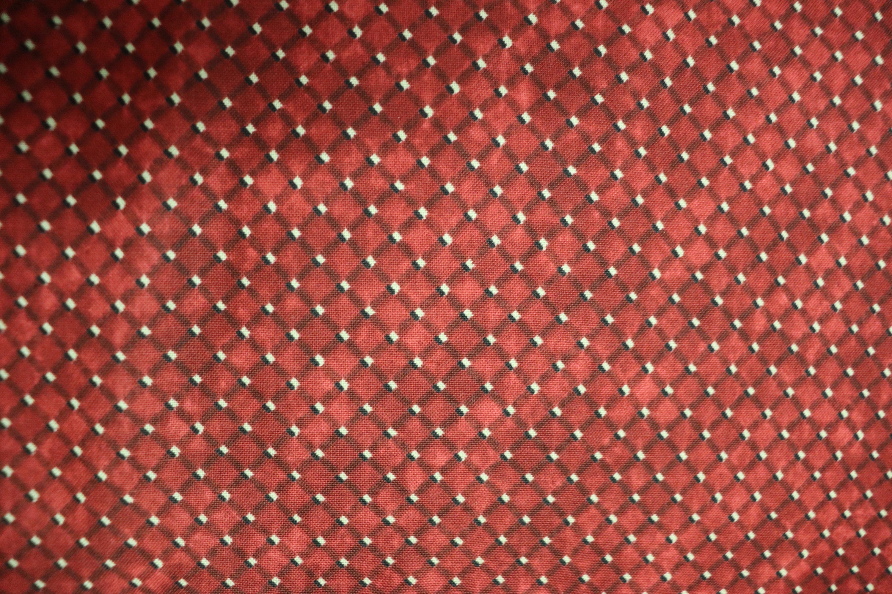 For the Love of Pete Dogs Ditsy Dot Red Quilt Fabric By Northcott Fabric