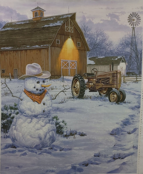 A Nostalgic Christmas "Country Christmas" Panel - Riley Blake