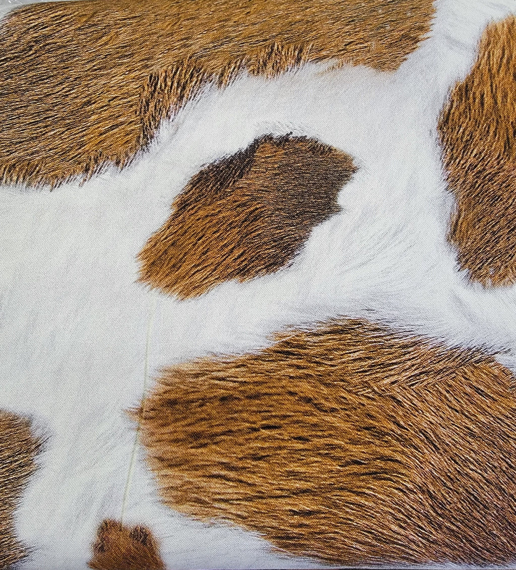 Sun Up to Sun Down "Fur" Brown or Black Quilt Fabric by Hoffman Fabrics