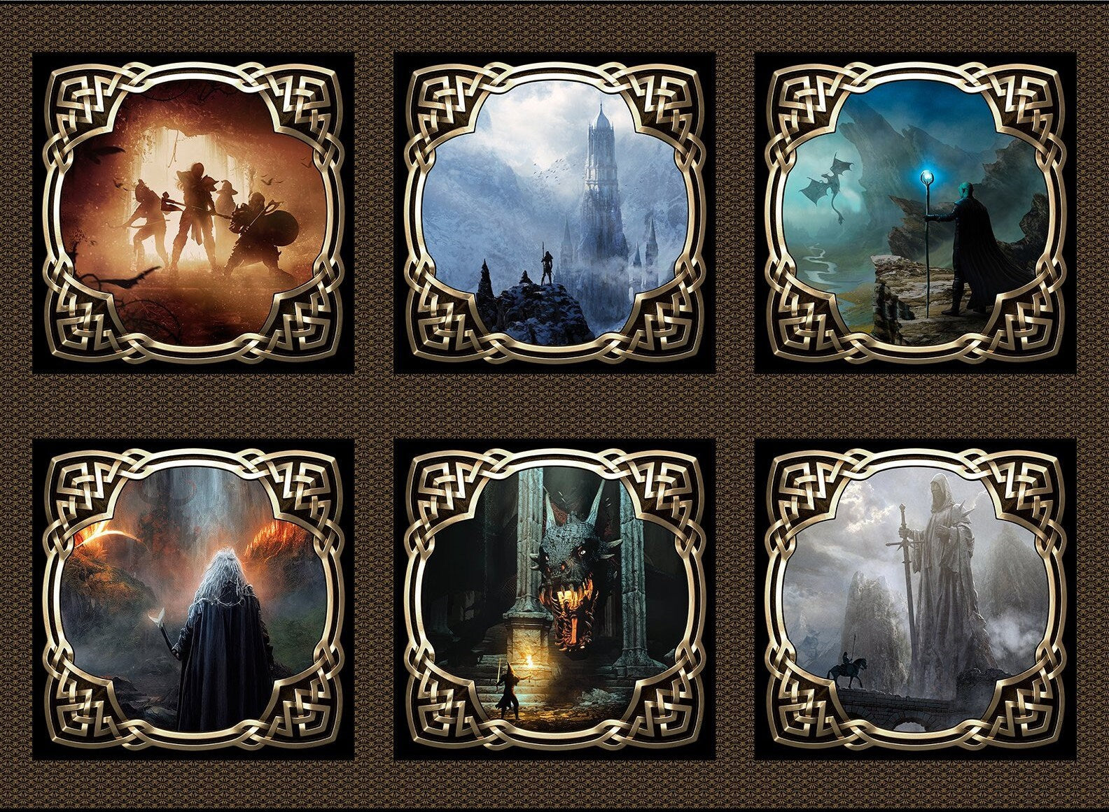 Legendary Journeys Quilt Collection Small Quilt Fabric Panel by In The Beginning Fabrics