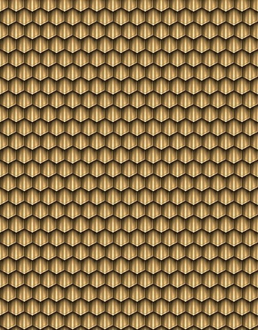 Legendary Journeys Quilt Collection Gold Armor Quilt Fabric by In The Beginning Fabrics