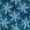 Snowfall Blue Snowflakes Quilt Fabric by Hoffman Fabrics