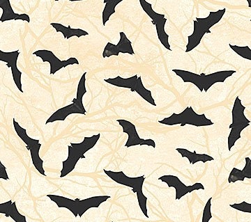 Hallow's Eve Bats by Cerrito Creek Studio Quilt Fabric by Northcott Fabrics