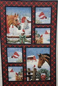 Farmstead Friends Quilt Fabric Panel By Northcott Fabrics