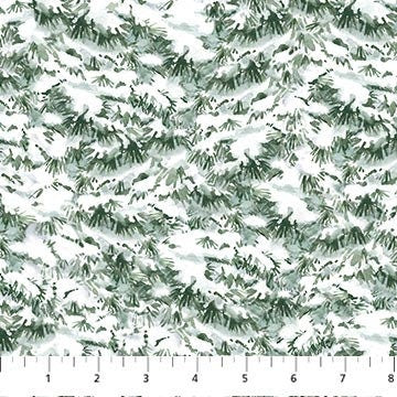 Farmstead Friends Snowy Trees Quilt Fabric By Northcott Fabrics