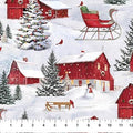 Farmstead Friends Scenic Quilt Fabric By Northcott Fabrics