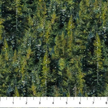 Hidden Valley Trees Quilt Fabric By Northcott Fabrics