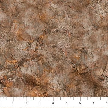 Hidden Valley Rust Stone Texture Quilt Fabric By Northcott Fabrics