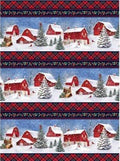 Farmstead Friends Boarder Stripe Quilt Fabric By Northcott Fabrics