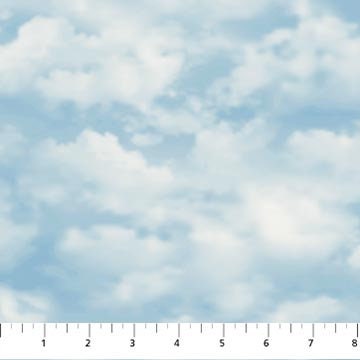 Hidden Valley Clouds Quilt Fabric by Northcott Fabrics