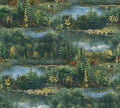 Northwood Naturescapes Allover Trees Quilt Fabric by Northcott Fabrics