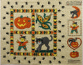 Halloween Wall Hanging Fabric Panel