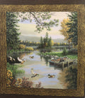 Lake Side Quilt Fabric Panel By Windham Fabrics