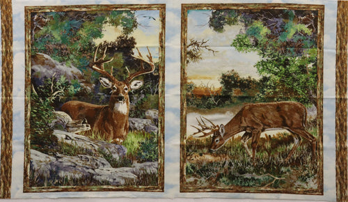 A Change of Scenery Flannel Fabric Panel ~ Wilmington Fabrics