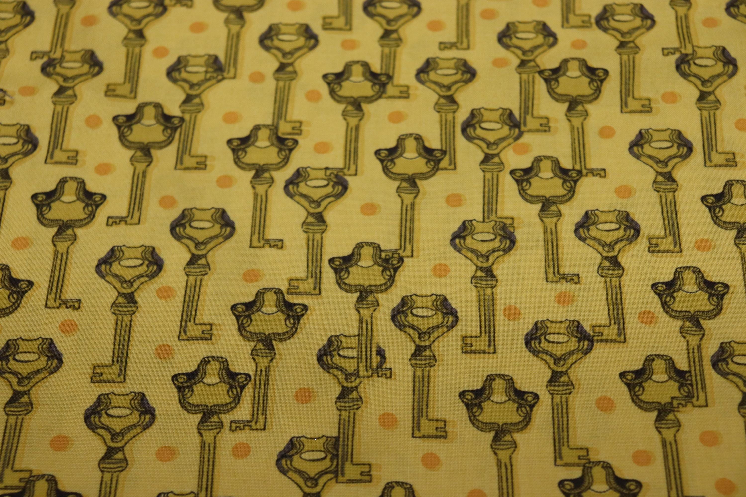 Old Fashioned Keys Quilt Fabric