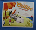 Olaf Chillin Quilt Fabric Panel By Springs Creative