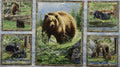 Bear Meadow Quilt Fabric Panel ~ Wilmington fabrics