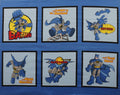 DC Super Friends Batman Quilt Fabric Panel ~ David Textiles
