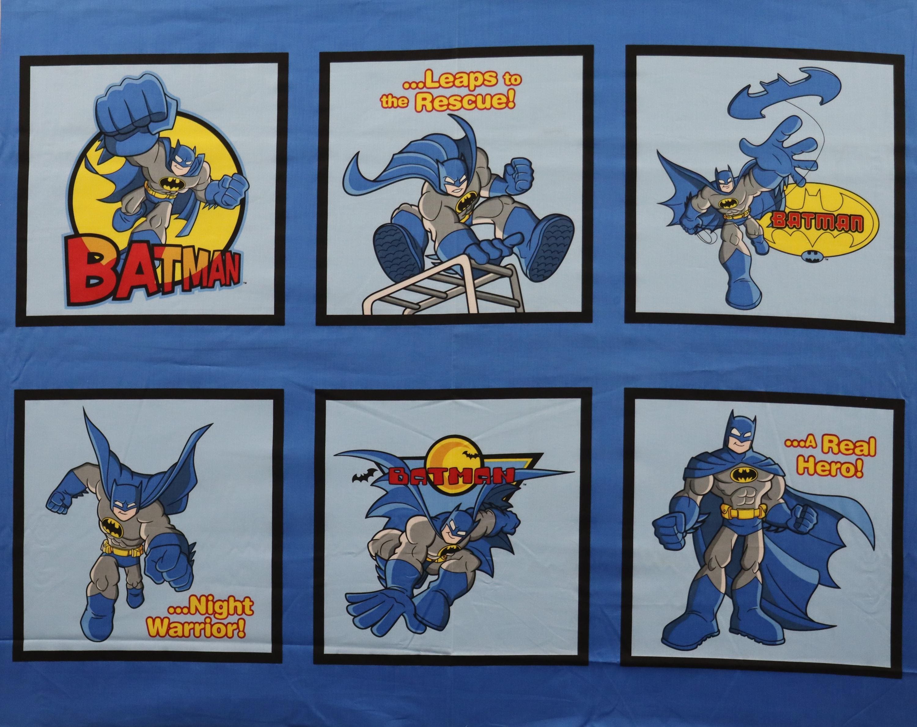 DC Super Friends Batman Panel ~ David Textiles