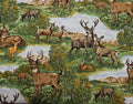 Yellowstone Buck, Doe and Fawn Quilt Fabric by Blank Quilting Corp