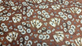 Poker Chips and Cards Brown Background Quilt Fabric by Blank Studios