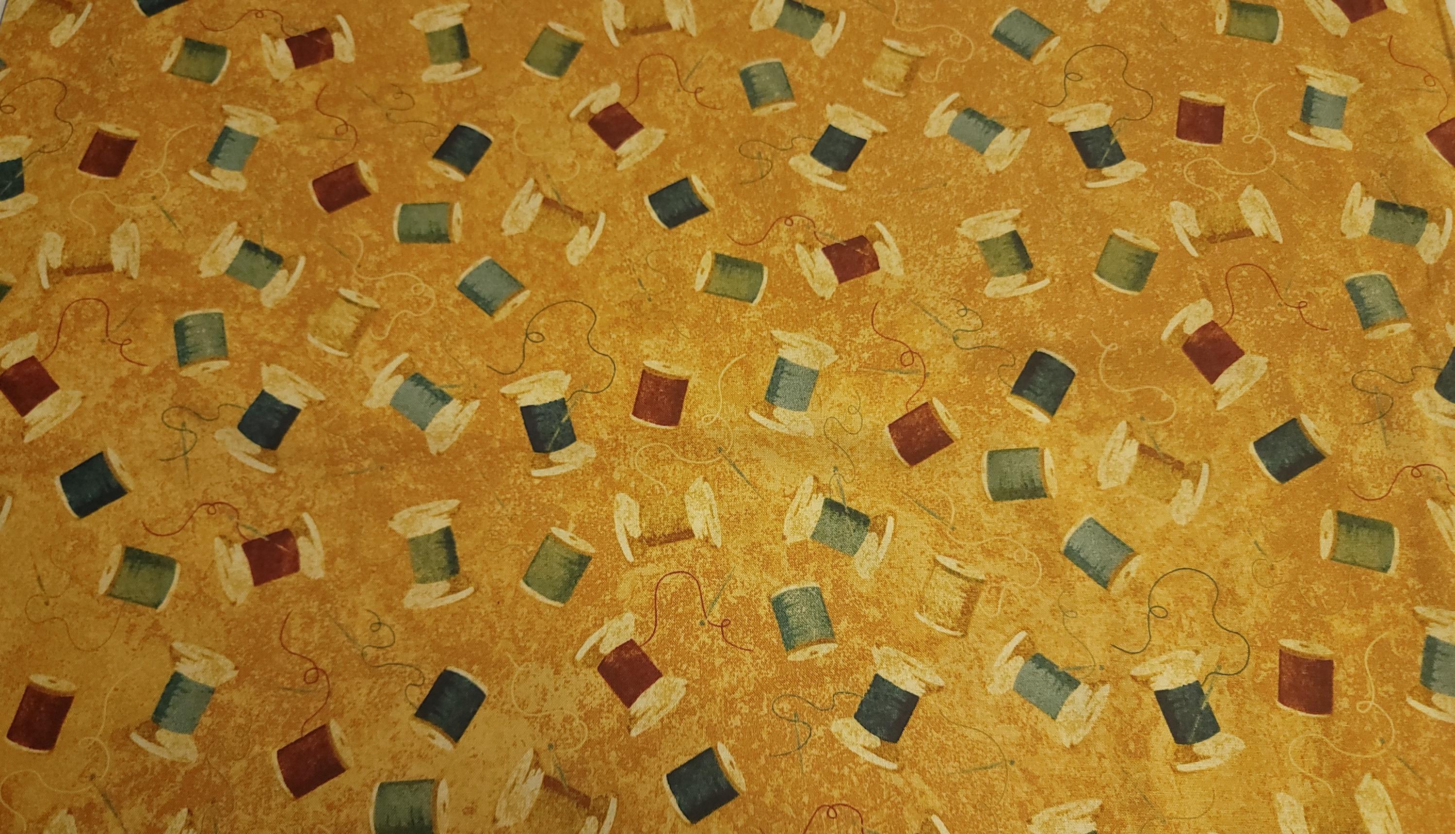 Stitch in Time Thread Quilt Fabric by Northcott Fabrics