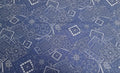 Western Basics Bandana Pattern Blue Quilt Fabric by Moda Fabrics