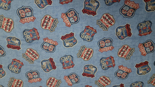 All American Road Trip Route 66 Road Signs Quilt Fabric By Studio E Fabrics