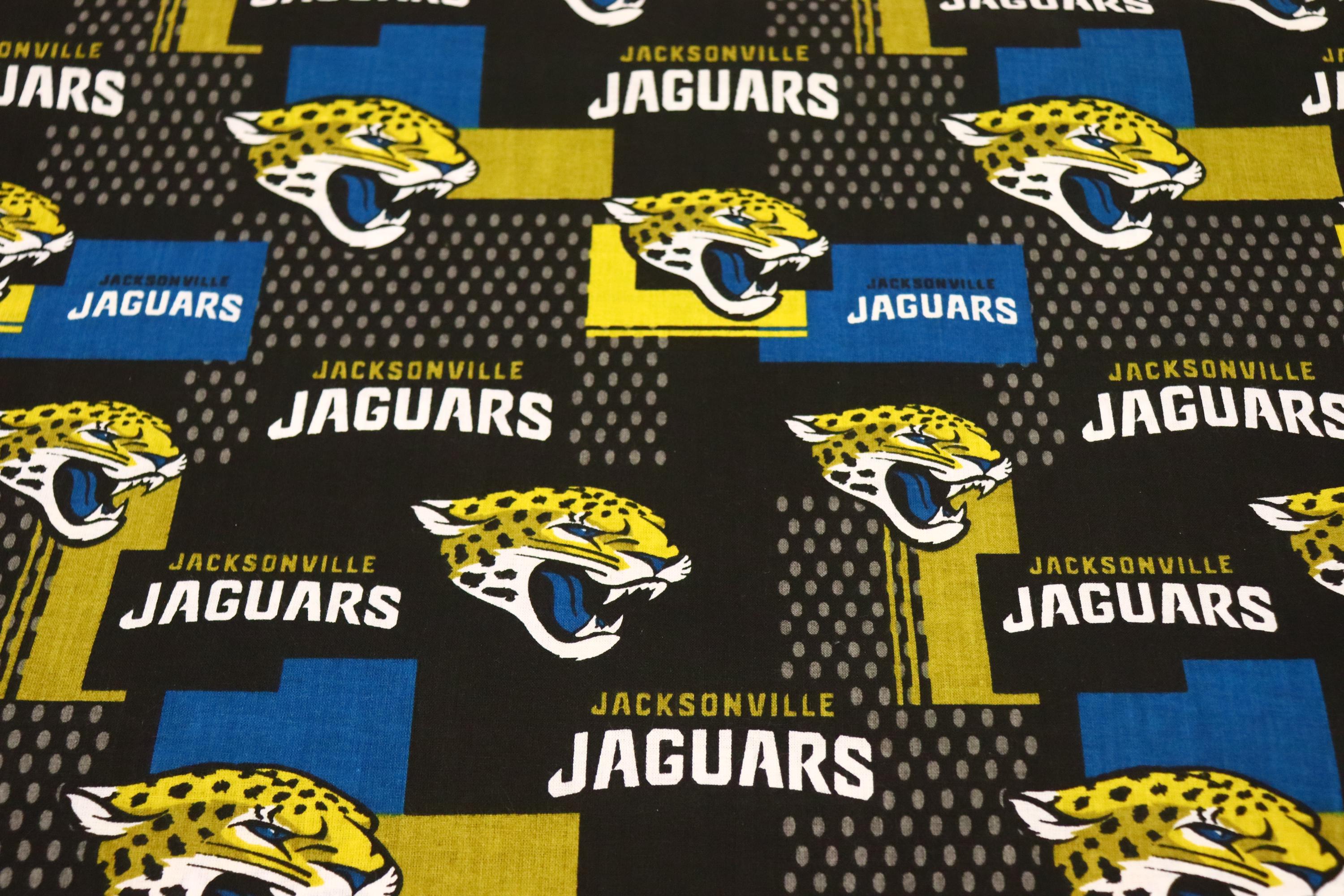 NFL Jacksonville Jaguars 59" Wide Quilt Fabric