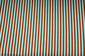 Green with Brown Stripes Quilt Fabric