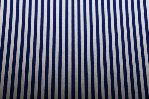 Blue with White Stripes Quilt Fabric