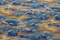 Landscape Medley Multi Color Clouds Quilt Fabric By Elizabeth Studios