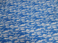 Landscape Medley Blue 505 Blue Sky White Clouds Quilt Fabric By Elizabeth Studios