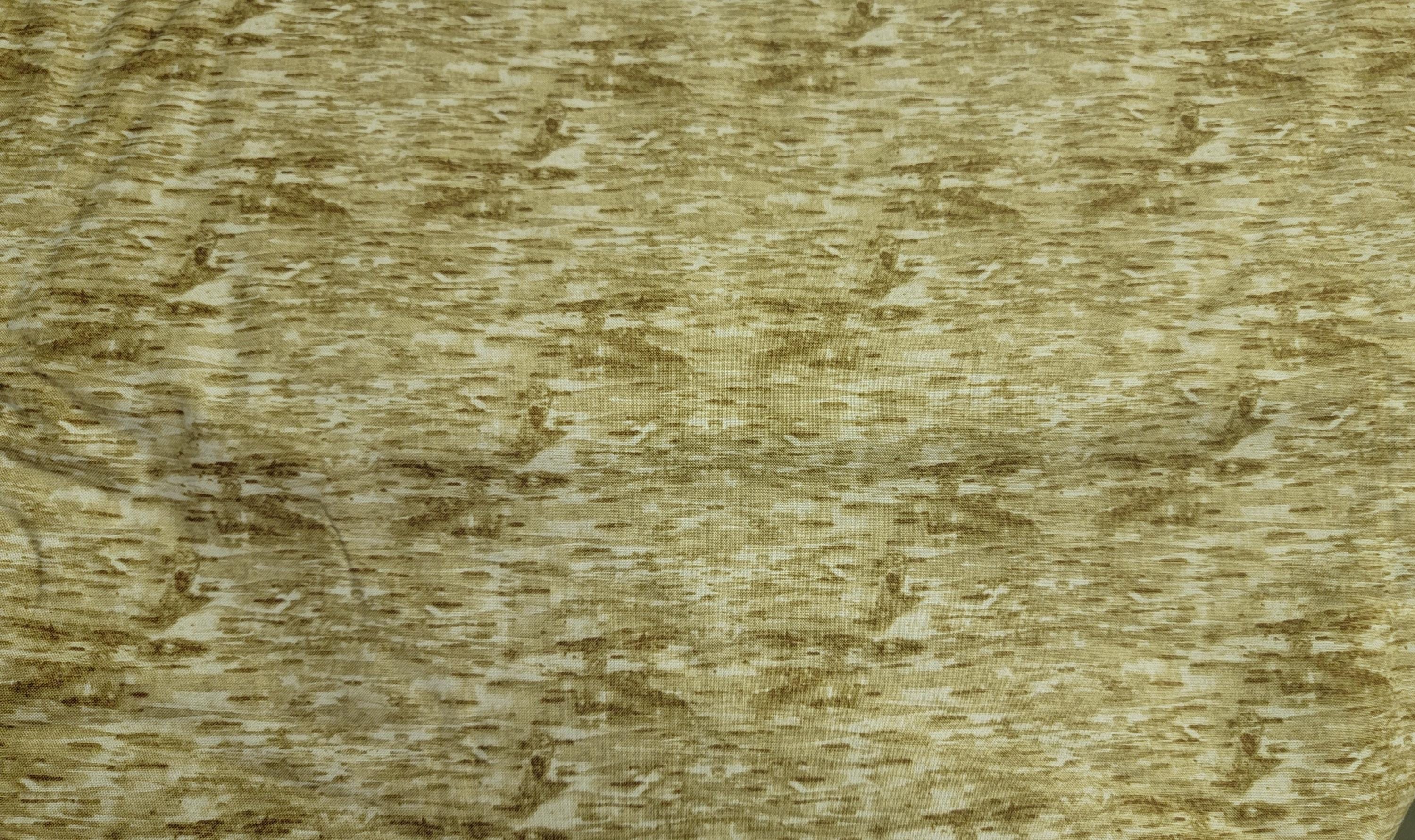 Living Lodge Gold Quilt Fabric By Benartex