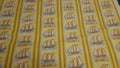 Misty Harbor Sailing Ships Yellow Quilt Fabric By Blank Quilting