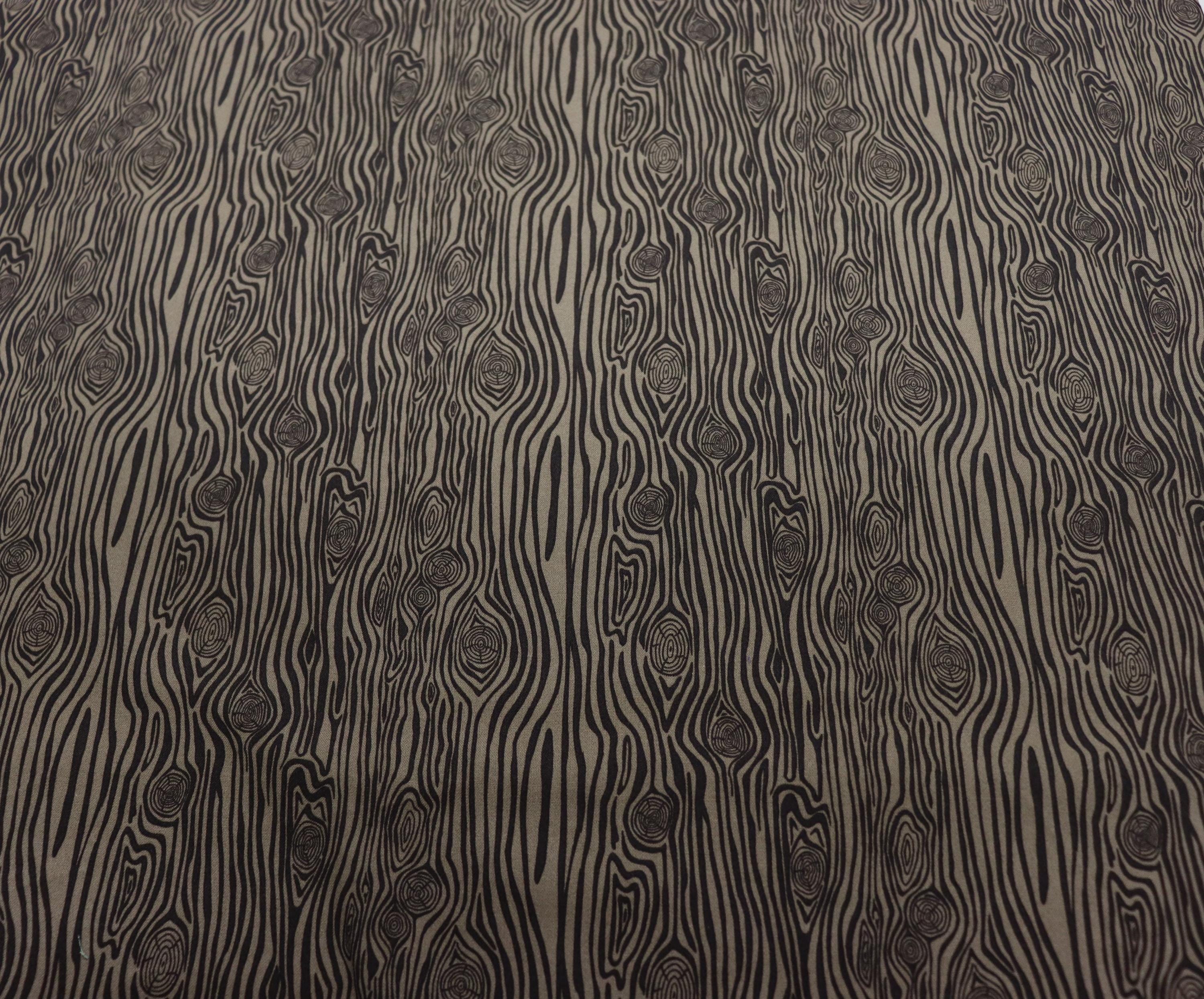 High Adventure 2 Wood Grain Dark Brown Quilt Fabric By Riley Blake Fabrics