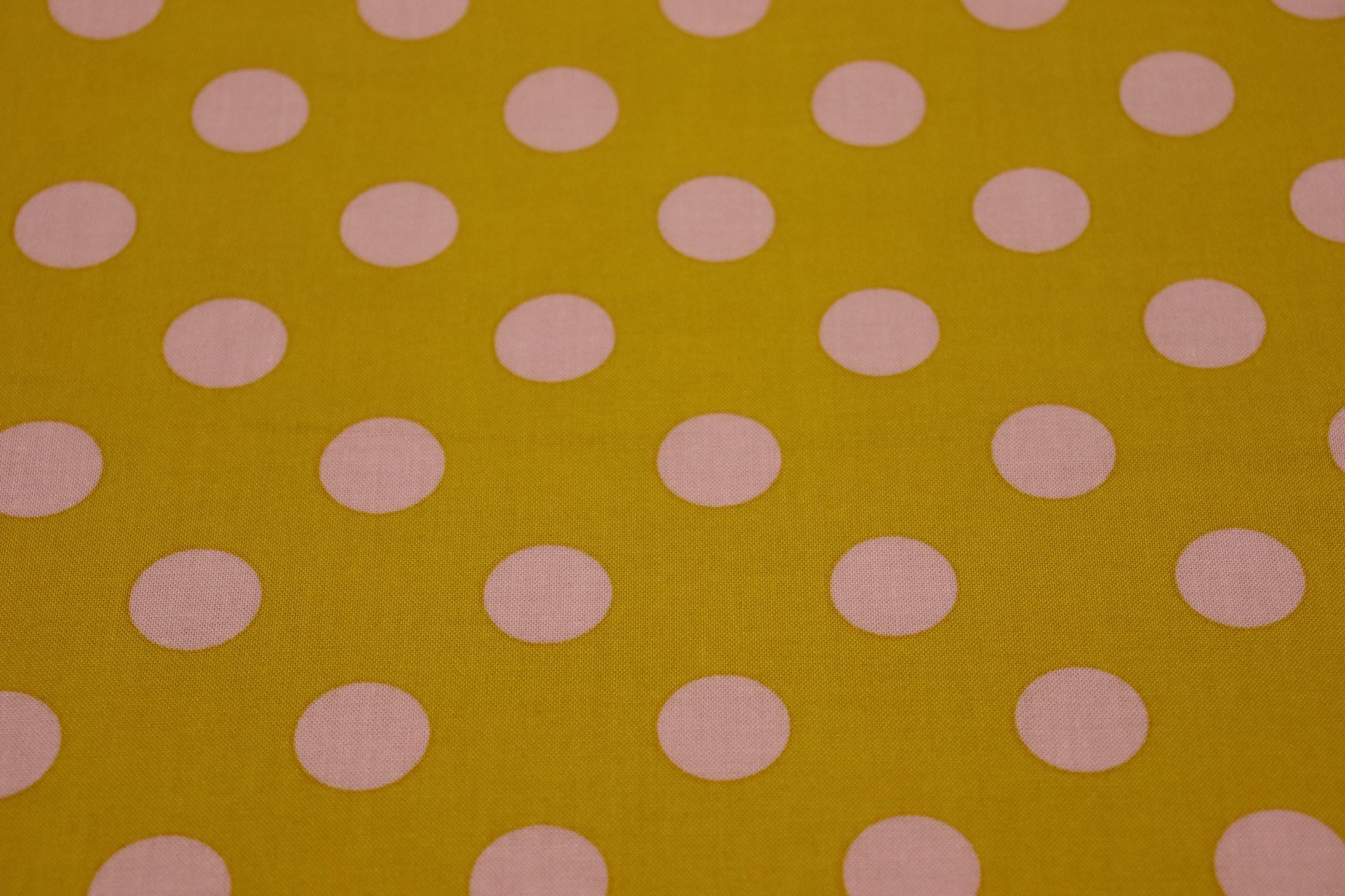 Pom Poms Marigold Quilt Fabric By Free Spirit Fabrics