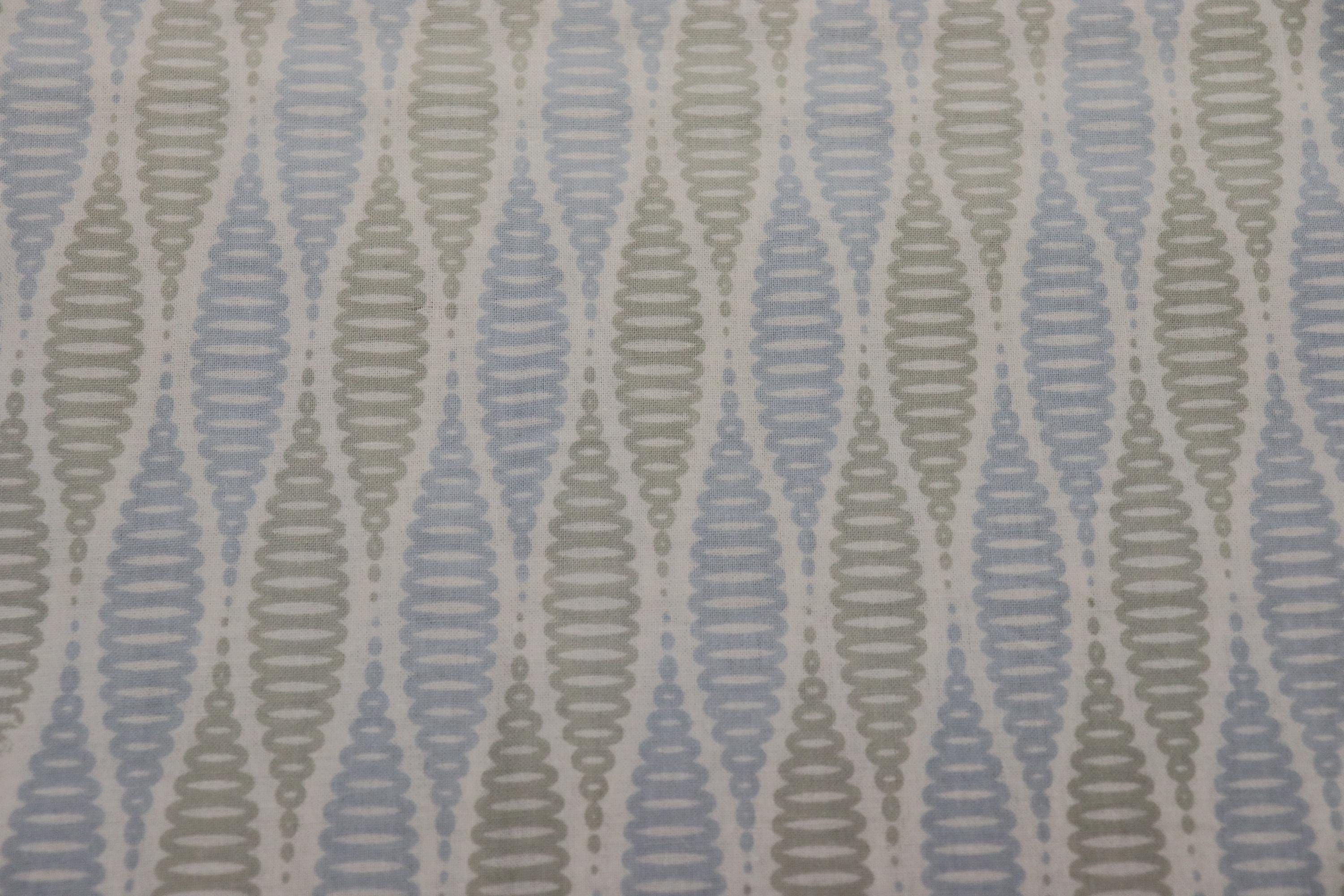 Blue and Gray Coils Quilt Fabric By Springs Creative